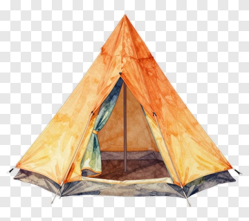 Colorful Camping Tent PNG