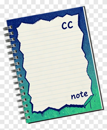 Spiral Notebook With Blank Pages PNG