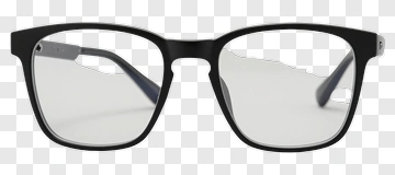 Black Eyeglasses PNG