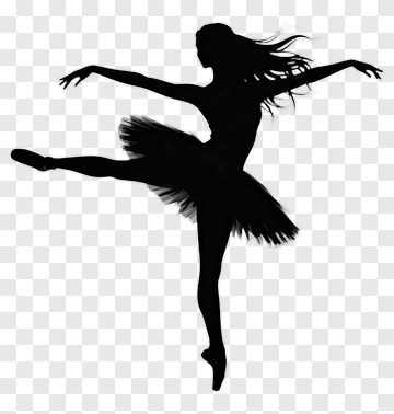 Ballet Dancer In A Graceful Pose PNG