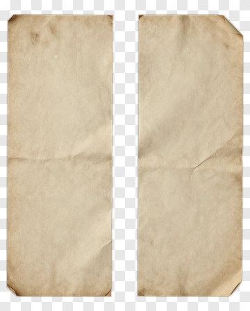Vintage Blank Paper Scrolls PNG