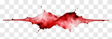 Red Watercolor Splash PNG