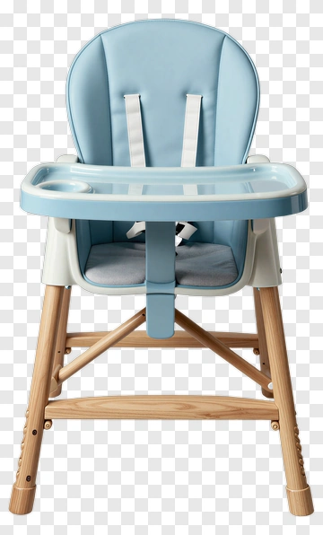 Blue High Chair For Infants PNG