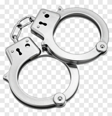 Metal Handcuffs PNG