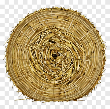 Round Hay Bale PNG