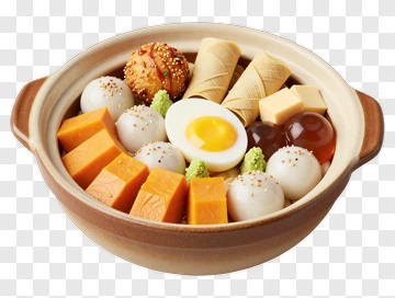 Colorful Japanese Sweets In A Bowl PNG