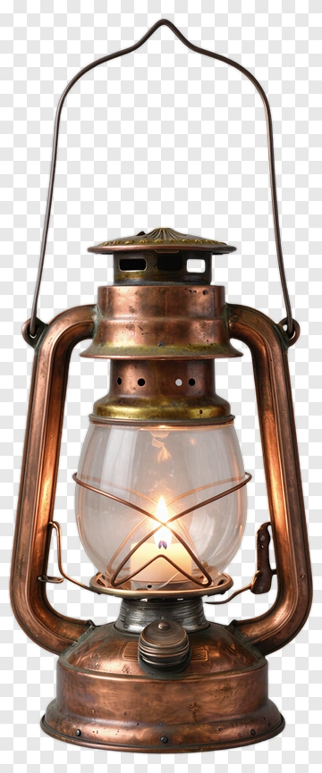 Vintage Oil Lantern PNG