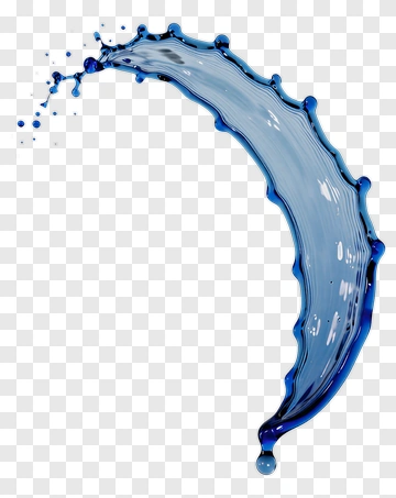 Blue Water Splash PNG