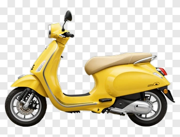 Yellow Scooter PNG