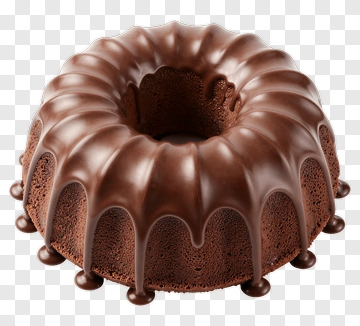 Chocolate Bundt Cake PNG