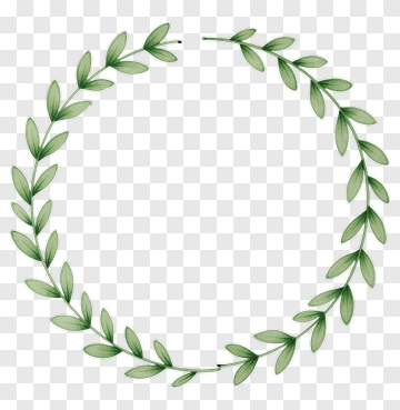 Green Leaf Wreath PNG