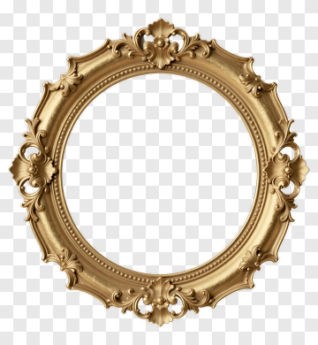 Vintage Gold Frame PNG