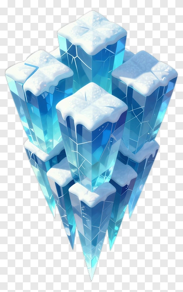 Ice Crystal Formation PNG