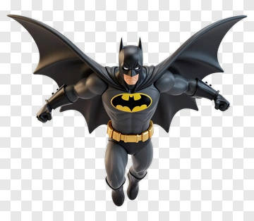 Batman Flying Action Figure PNG