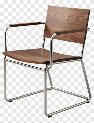 Modern Wooden Chair PNG