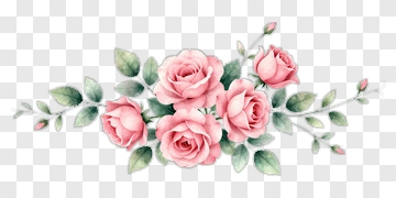 Pink Rose Bouquet PNG
