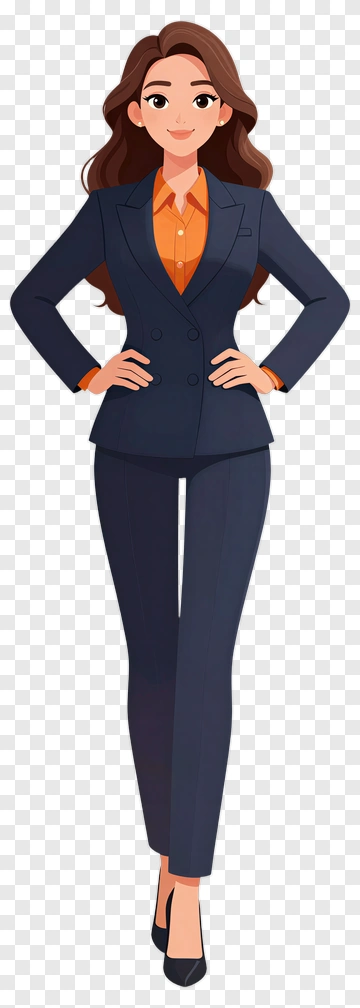 Businesswoman In A Suit PNG