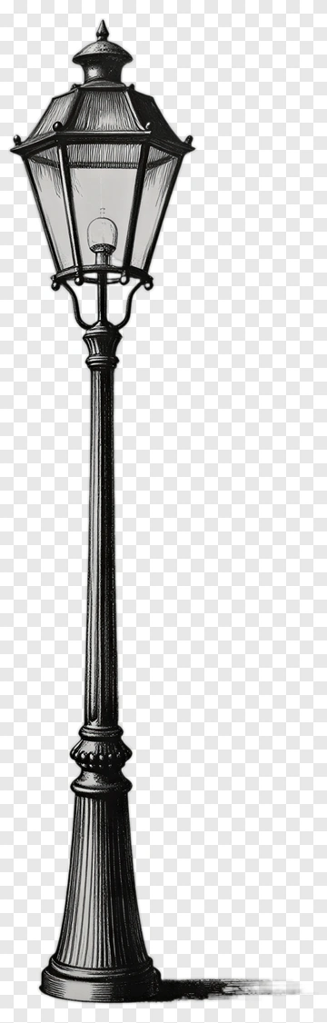 Vintage Street Lamp PNG
