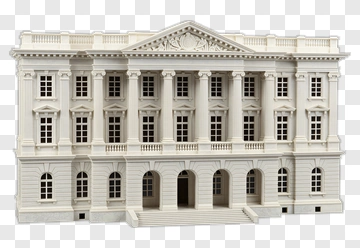 Architectural Model Of A Classical Building PNG