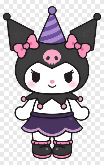 Cartoon Character In Halloween Costume PNG