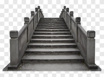 Stone Steps With Railing PNG