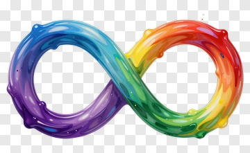 Colorful Infinity Symbol PNG