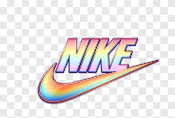 Nike Logo With Gradient Color Effect PNG