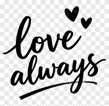 Love Always PNG