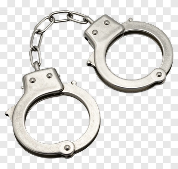 Metal Handcuffs PNG