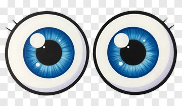 Realistic Blue Eyes PNG