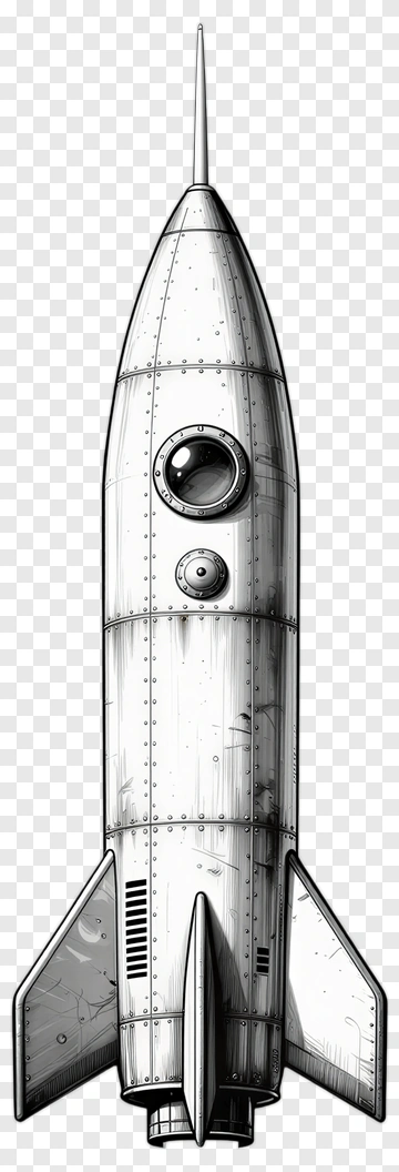 Rocket Illustration PNG
