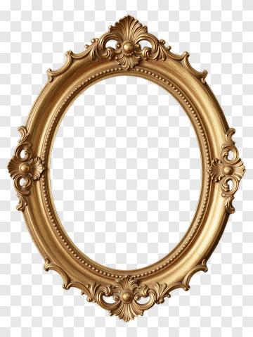 Vintage Gold Frame PNG