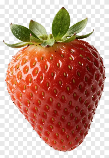 Fresh Red Strawberry PNG