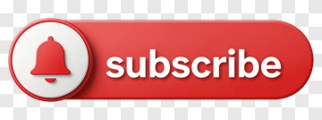 Subscribe Button With Notification Bell PNG