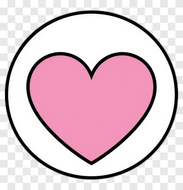 Pink Heart Icon PNG
