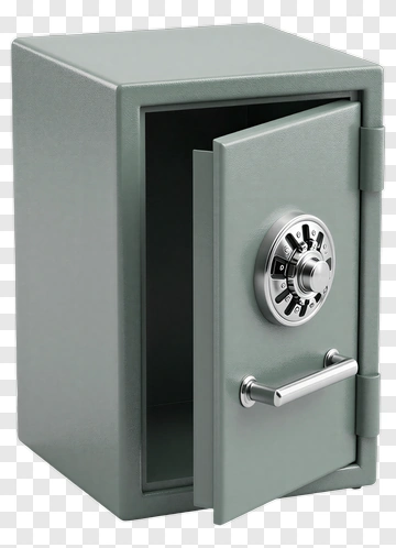 Open Safe With Combination Lock PNG