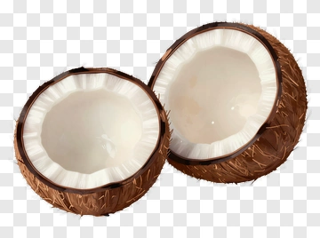 Coconut Halves PNG