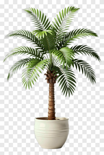 Potted Palm Tree PNG