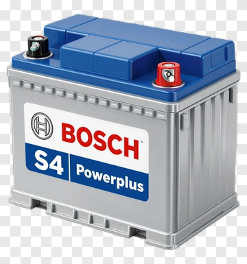 Bosch S4 Powerplus Car Battery PNG