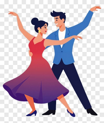 Couple Dancing Together PNG