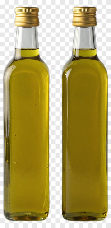 Glass Olive Oil Bottle PNG