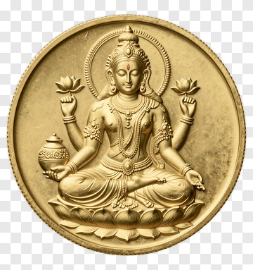 Golden Buddha Sitting In Meditation PNG
