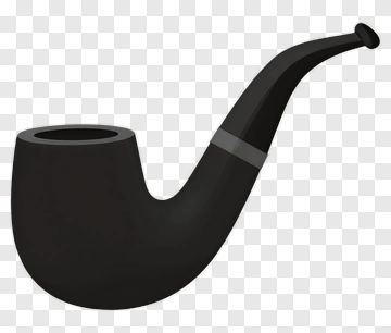 Black Smoking Pipe PNG