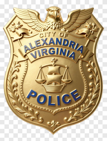 Alexandria Virginia Police Badge PNG