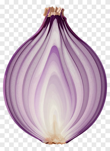Sliced Red Onion PNG