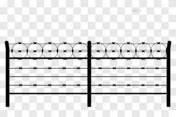 Barbed Wire Fence PNG