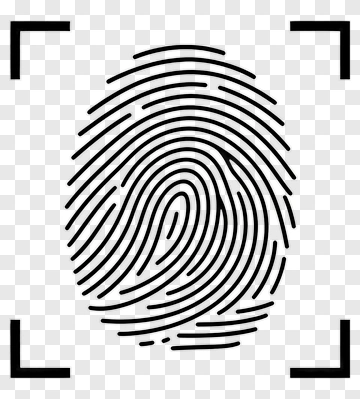 Fingerprint Outline PNG