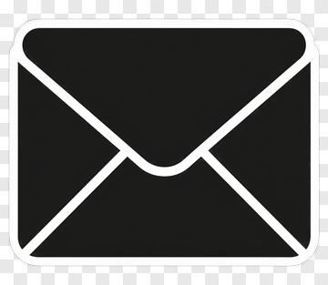 Black Envelope Icon PNG
