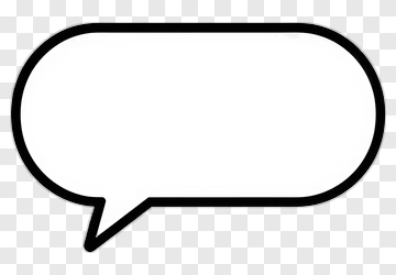 Speech Bubble Outline PNG
