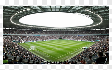 Football Stadium With Spectators PNG